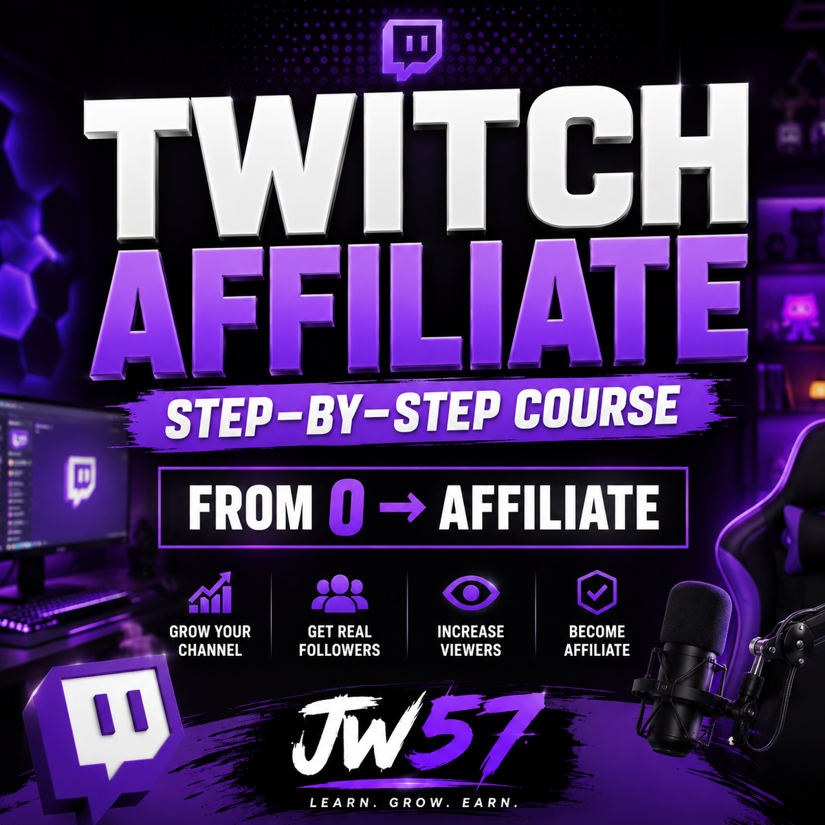 How to Become a Twitch Affiliate — Step-by-Step Course
